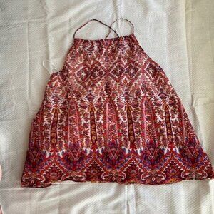 Banana Republic Ramie Print top size Small